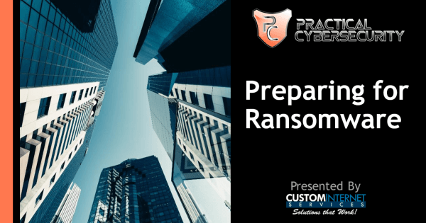 Preparing for Ransomware